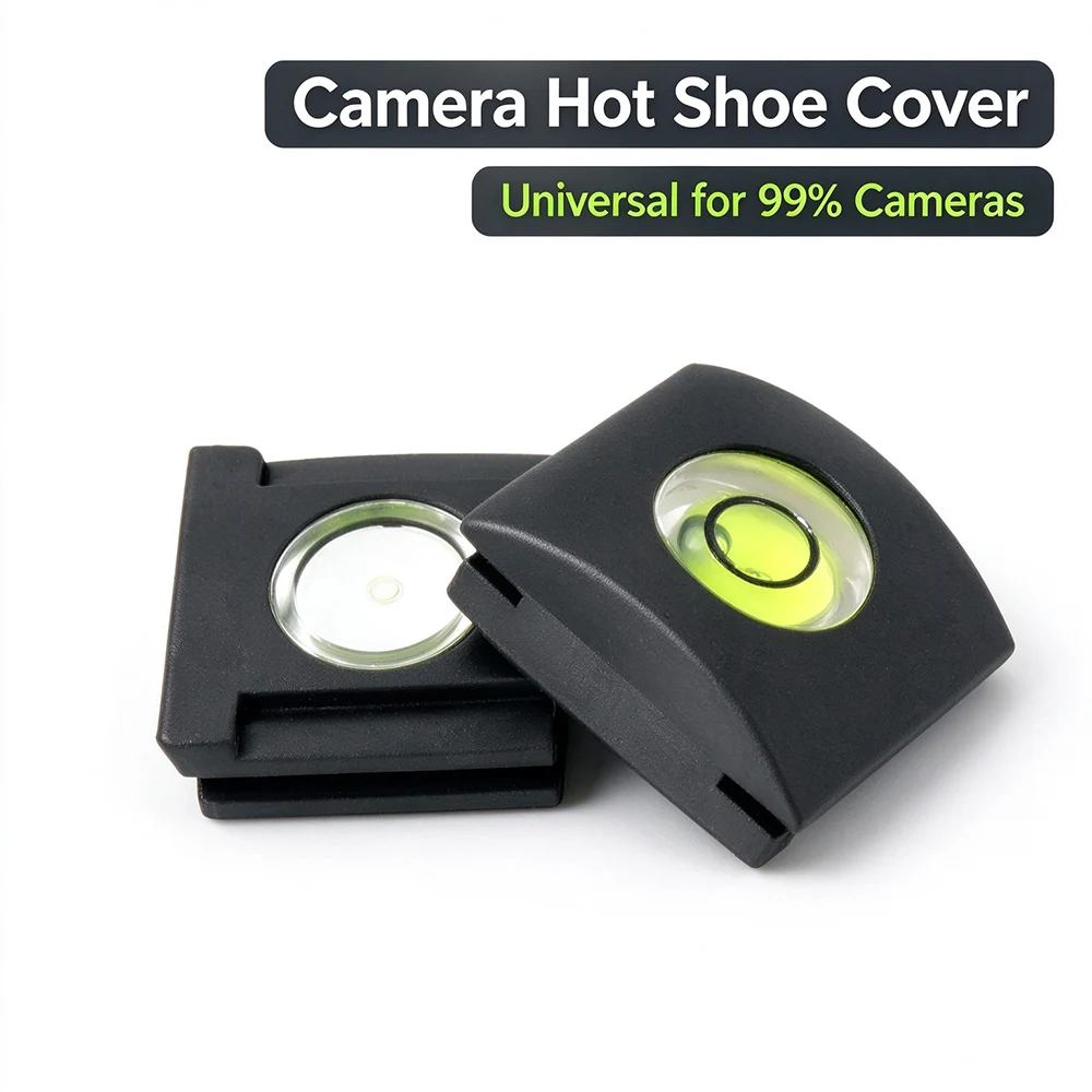 Universal Spirit Level Camera Hot Shoe Level Protective Cover Hot Shoe Cover For Canon Nikon Olympus Fuji Pentax DSLR SLR Camera