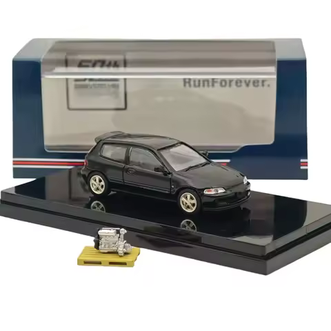 HJ 1:64 for Type-R (EK9) / (EG6) Sir-S /Initial D Diecast Models Car Collection Auto Gift