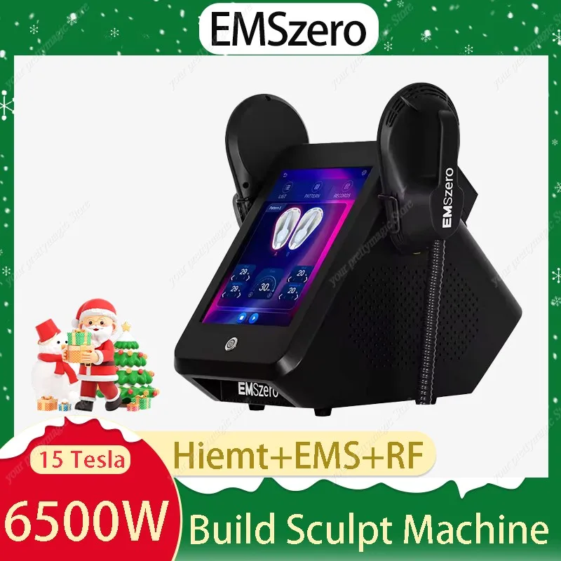 High Power 6500W 200HZ EMSZero Machine EMS+EMT Shaping Therapy Electromagnetic Slimming Shaping Stimulation Muscle Weight Loss