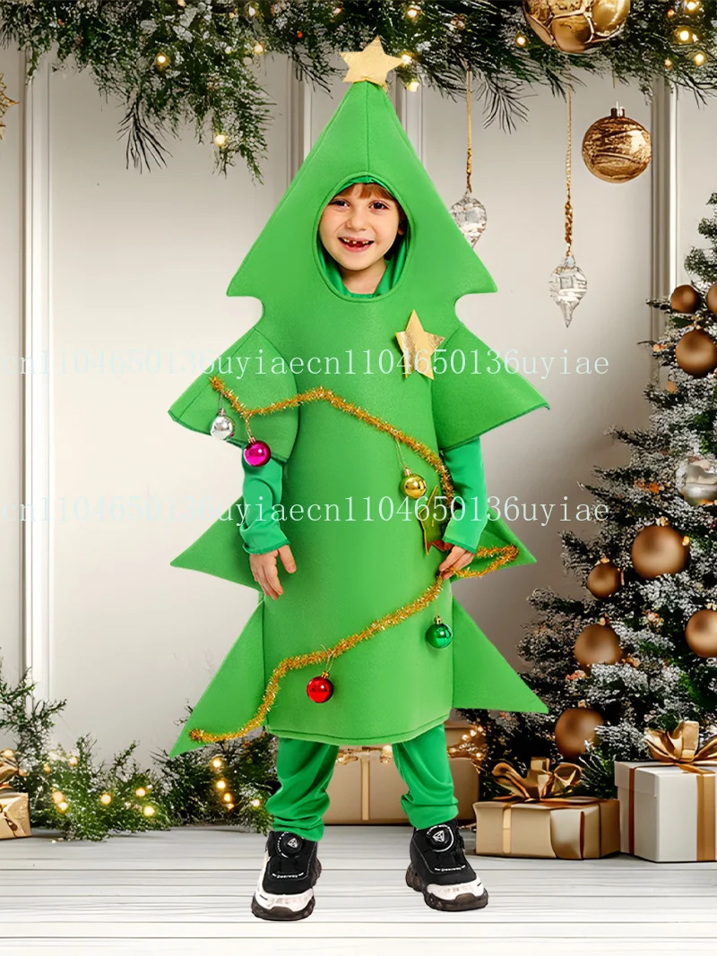 أزياء عيد الميلاد، أزياء الأداء للأطفال، أضواء ملونة، دعائم شجرة عيد الميلاد، أزياء الحفلات والعطلات