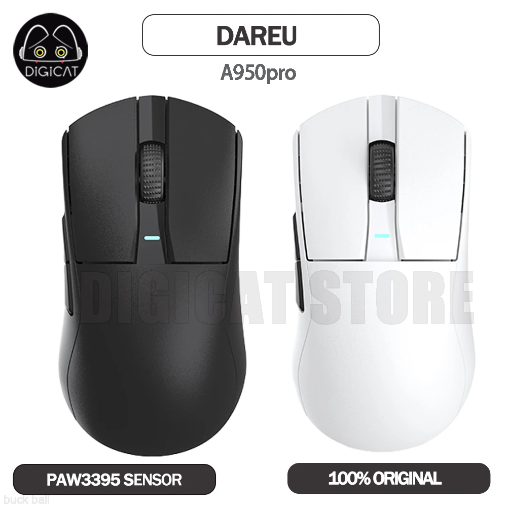 

Беспроводная Bluetooth-мышь Dareu A950pro PAW3395, легкая игровая мышь 26000DPI PBT с колпачками для клавиш, мышь для ПК, ноутбука, подарки