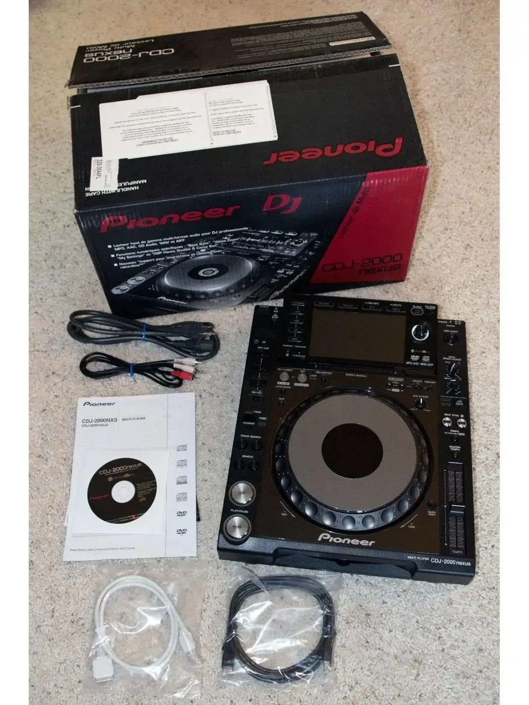 DESCUENTO DE VENTAS DE VERANO EN Precio de venta Pion-eer DJ Set 2x CDJ 2000 nexus2 nxs2 Nexus 2 1x DJM 2000 Nexus SET completo