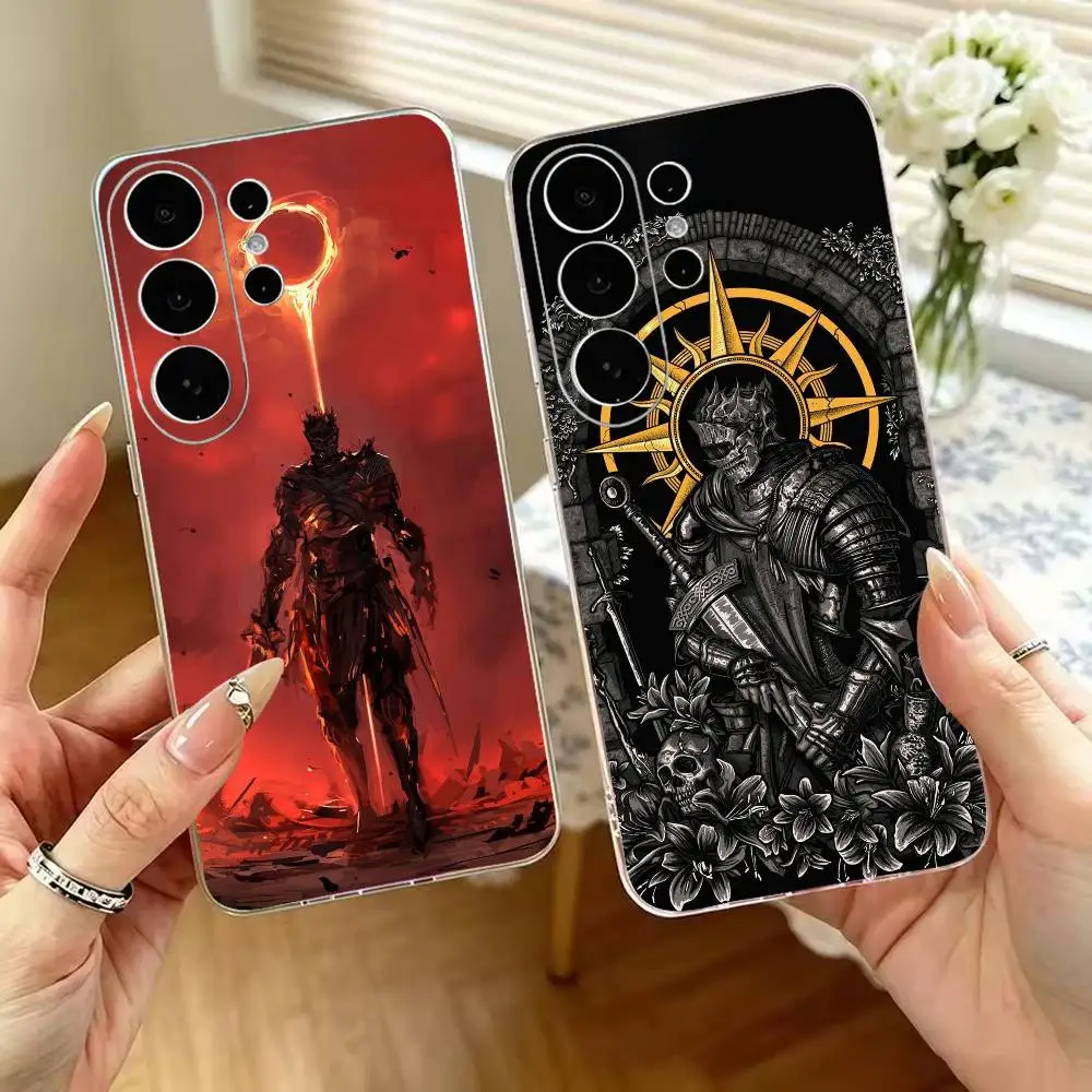 D-Dark souls Game Cool Phone Case For Samsung S25,S24,S21,S22,S23,S30,Ultra,S20,Plus,FeTransparent Cover