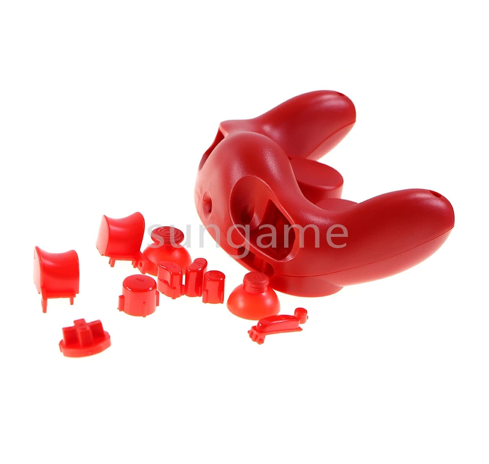 10sets For NGC Controller Housing Shell Cover Case with Button Replacement Parts Game Handle Protective Accessories