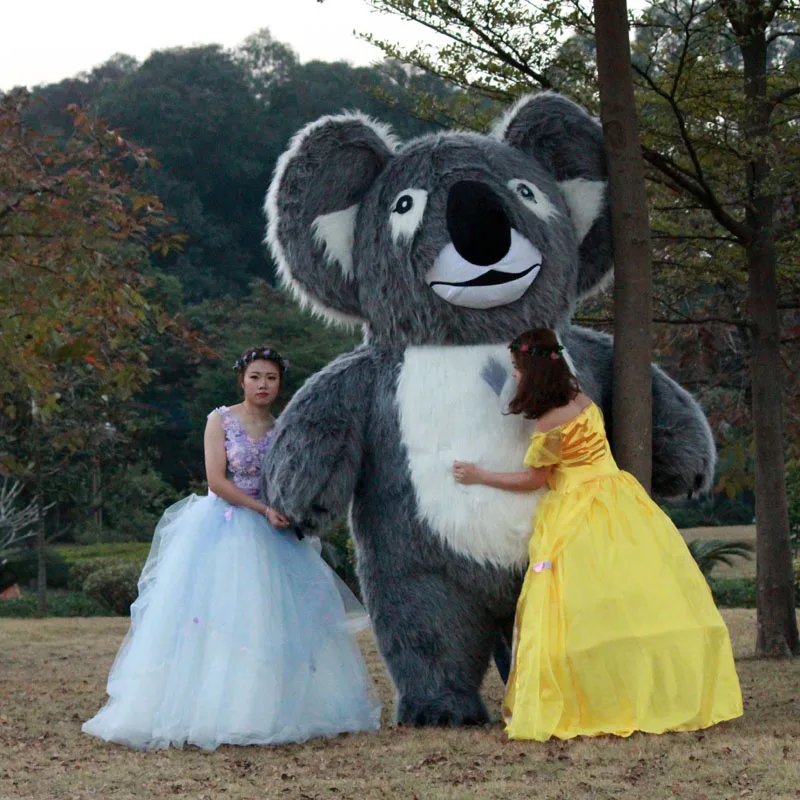 

2M/2.5M Halloween Inflatable Koala Mascot Costume Suits Advertising Promotion Cosplay Party Game Dress Animal Adult Fursuit Hot