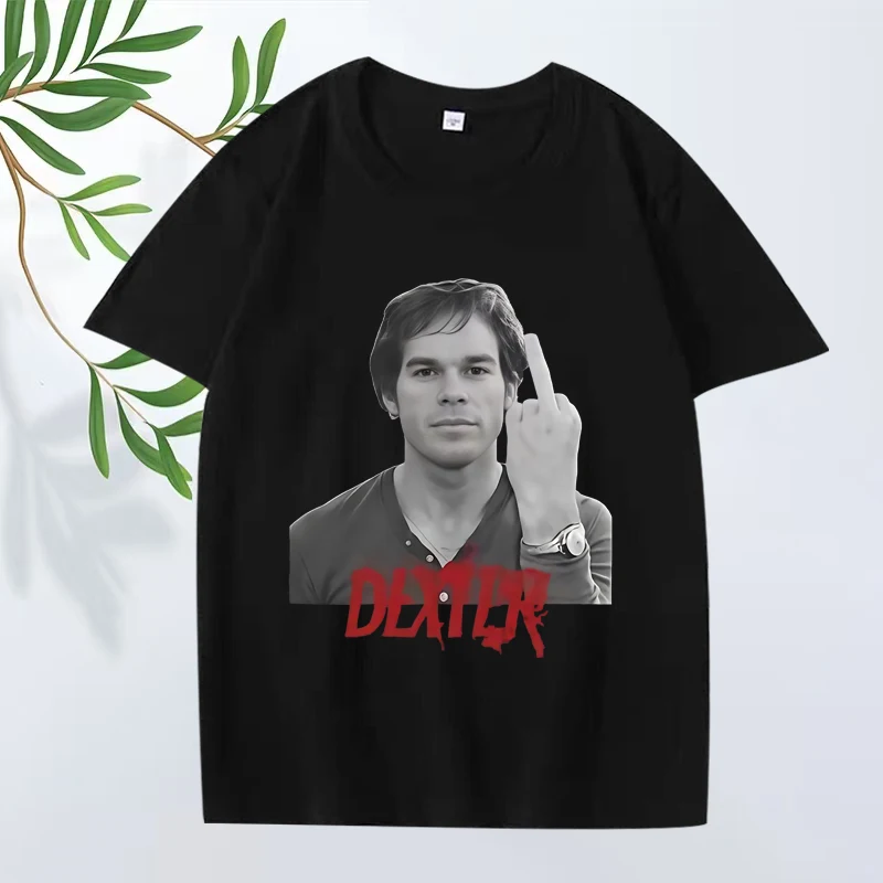 

Dexter Morgan Classic fashion graphic T Shirt 2025 new men women Oversized 100% Cotton cool short sleeve Summer print Unisex tee