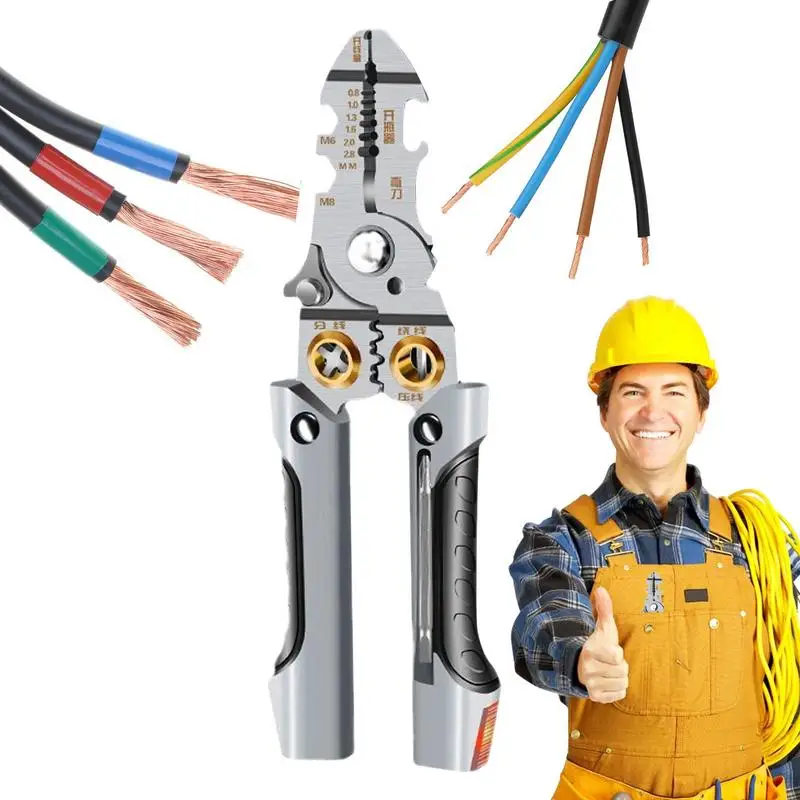 

Электрик для зачистки проводов, инструмент для зачистки электрических проводов, универсальный профессиональный инструмент для зачистки проводов, резак для зачистки проводов