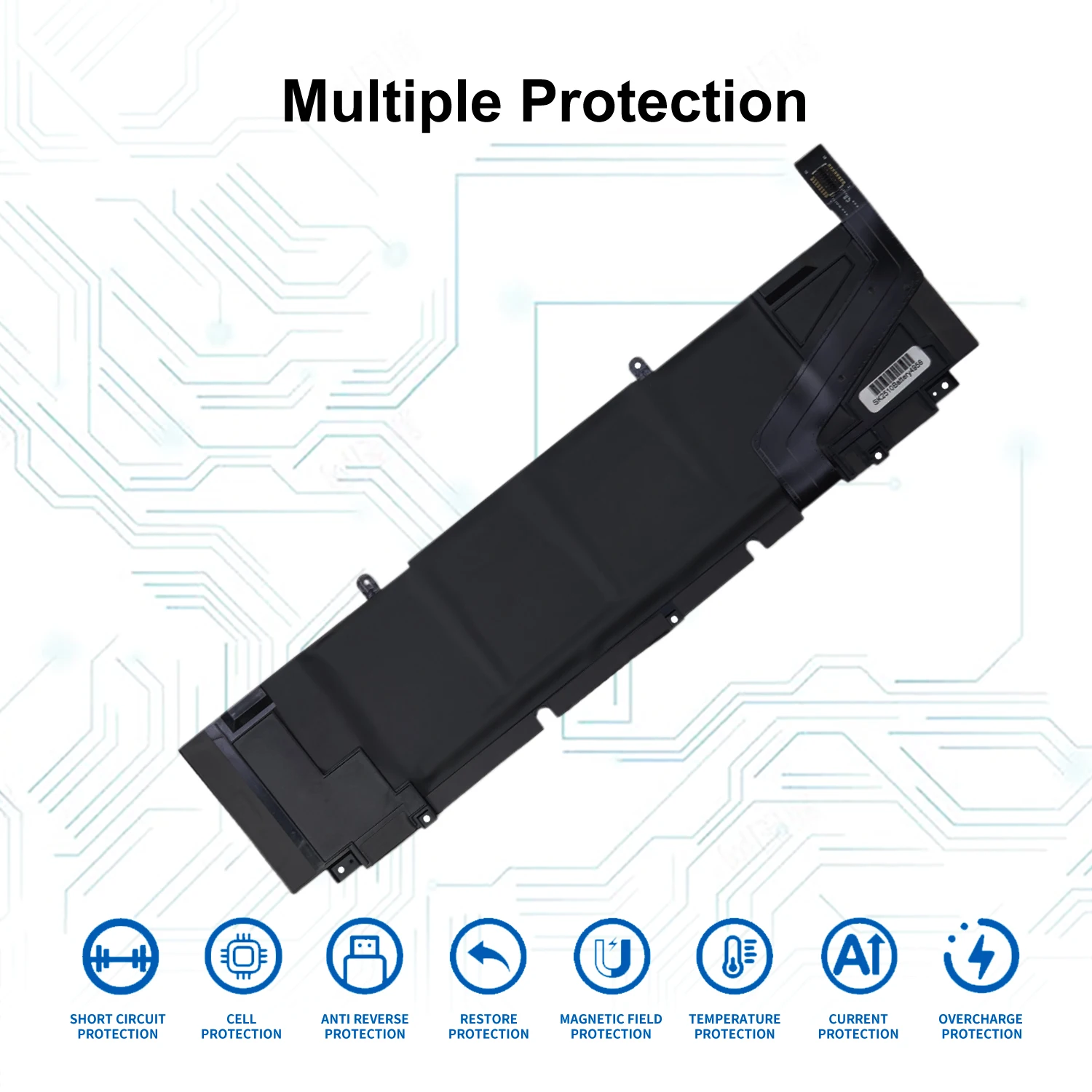 

XG4K6 97Wh Laptop Battery for Dell XPS 17 9700 9710 9720 9730 For Precision 5750 5760 5770 Series 001RR3 F8CPG 5XJ6R 0YY3V