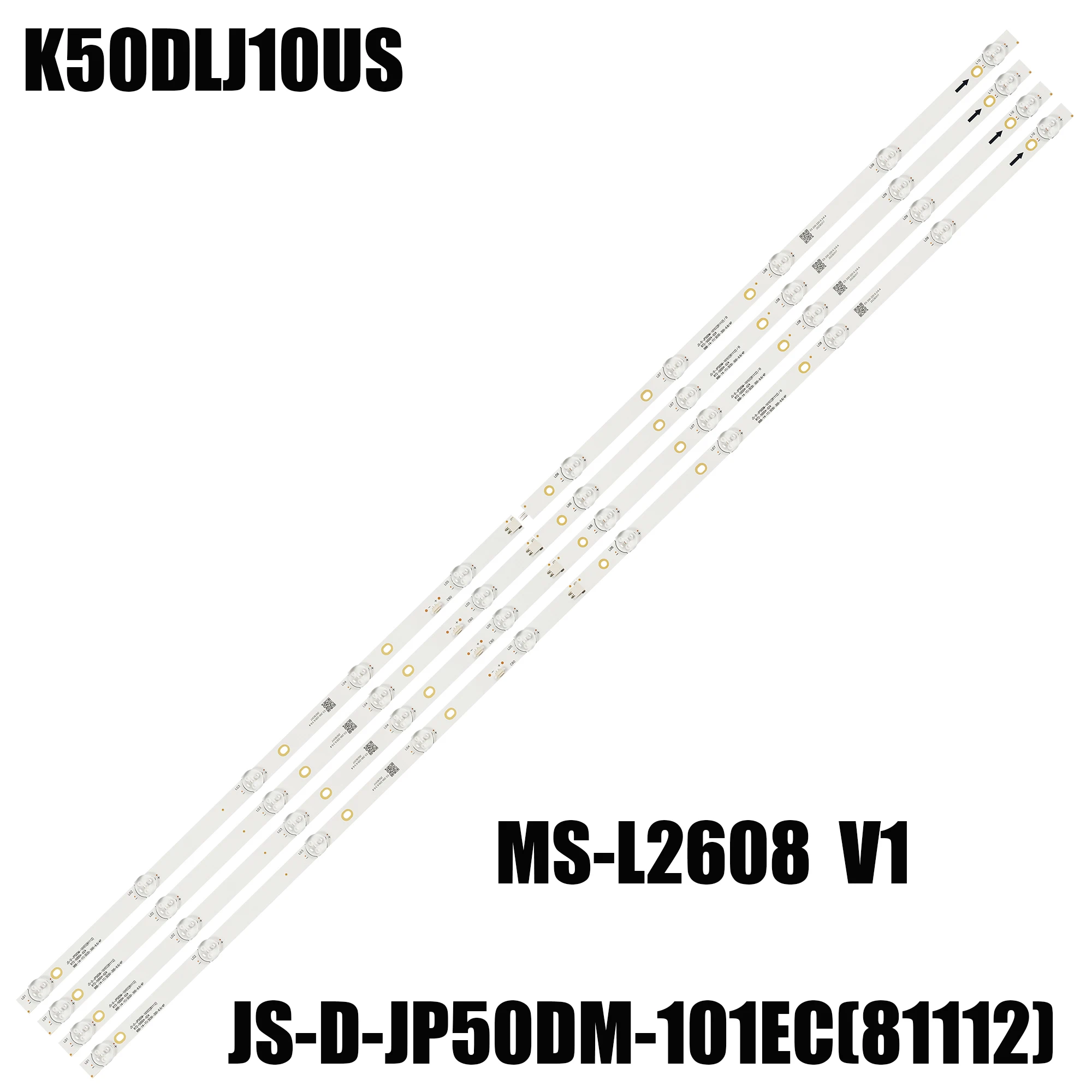 

LED Backlight strip 10 lamp For K50DLJ10US D50-M30 v500dj6-qe1 JS-D-JP50DM-101EC (81112) RC50B19S-4KSM MS-L2608 V1