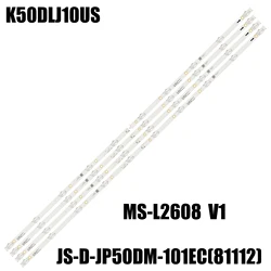 LEDバックライトストリップ,k50dlj10us,D50-M30 v500dj6-qe1 (JS-D-JP50DM-101EC) 81112 RC50B19S-4KSM v1,10個