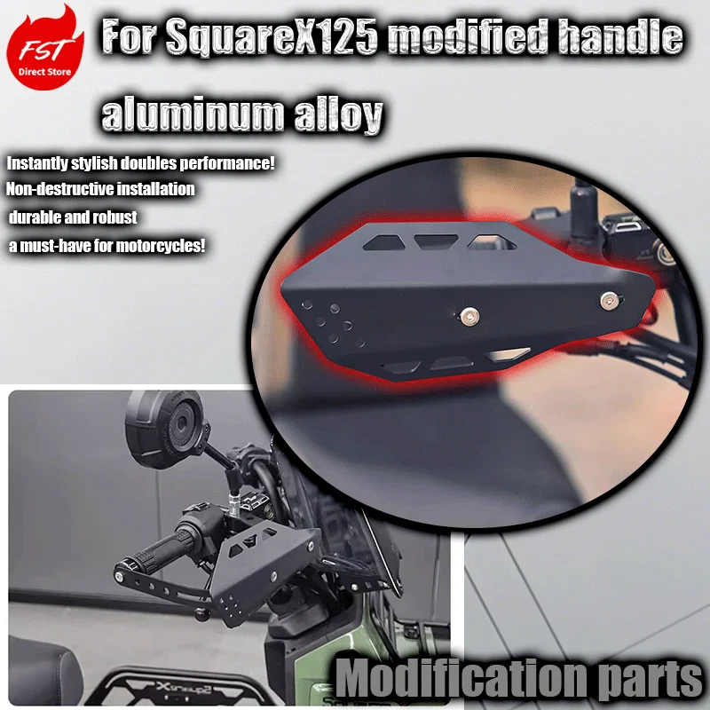 

For SquareX125 modified handlebar windshield cover, aluminum alloy handlebar guards, off-road handguards.