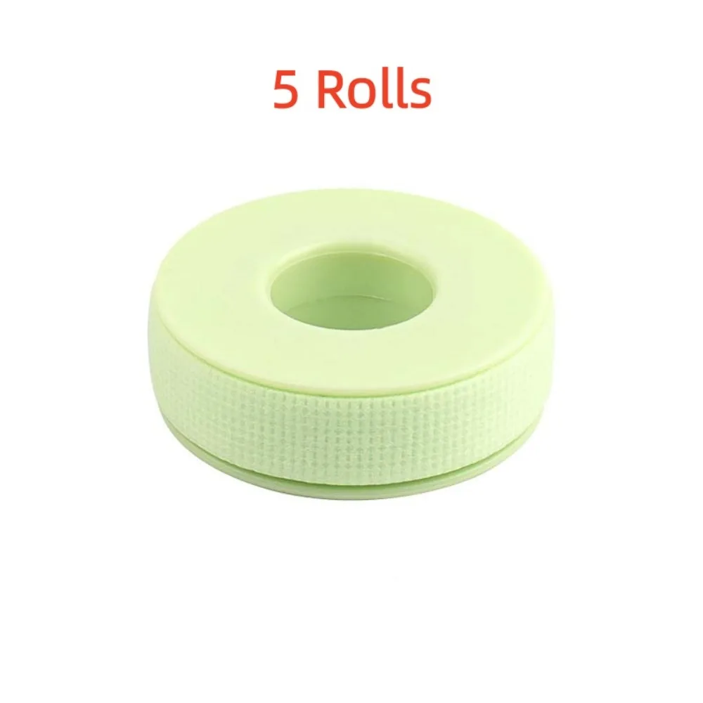 5 Rolls Non-woven Micropore Silicone Gel Eyelash Tape Multi Use Adhesive Sensitive Resistant Under Eye Pad Anti-allergy
