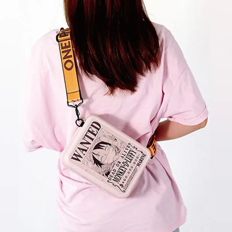 

One Piece Men's and Women's Crossbody Bag, Hard Shell Waist Bag, Coin Purse, Mobile Phone Bag, Monkey D. Luffy Holiday Gift Bag