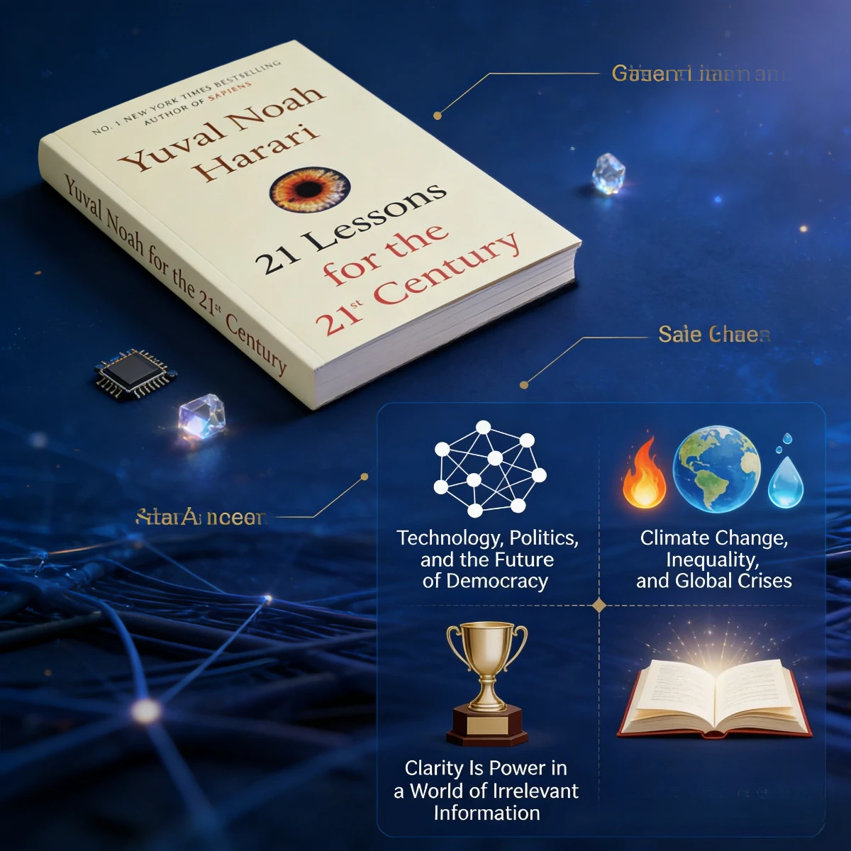 21 Lessons for The 21st Century Yuval Noah Harari Author of Sapiens 21st Century Global Issues Human Society Exploration