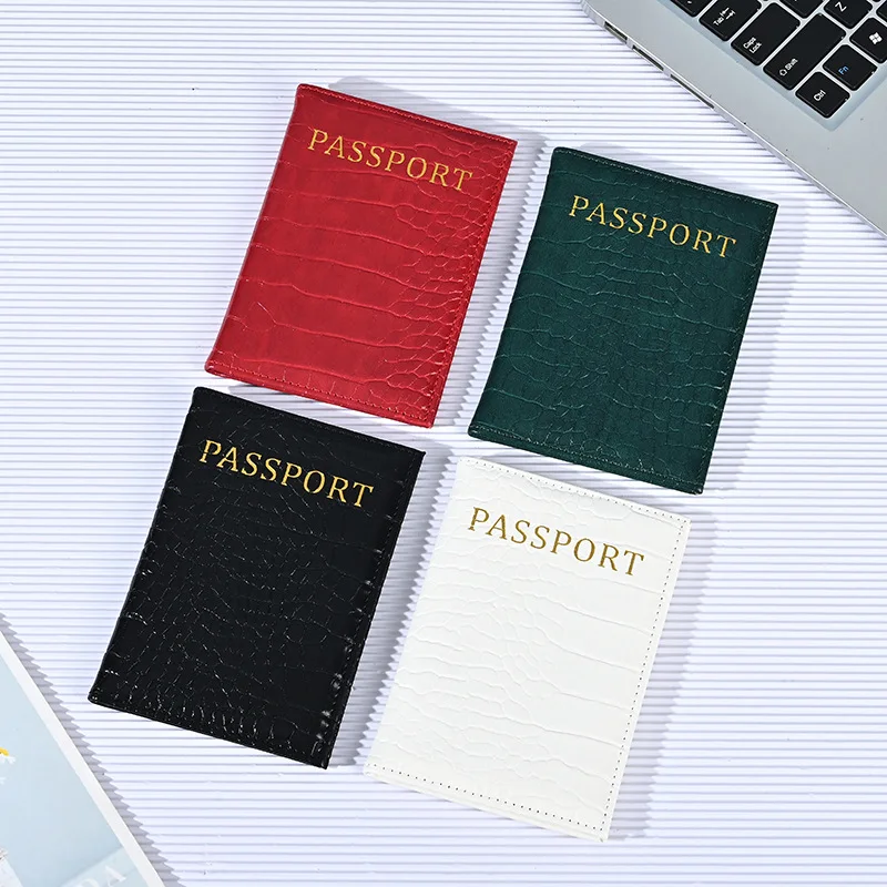 

Модный чехол для паспорта из искусственной кожи, обложка для билетов, защитный чехол для паспорта, держатель для удостоверений личности и кредитных карт, дорожные аксессуары