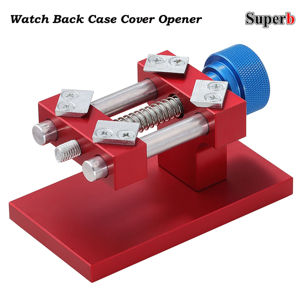 Workbench Watch Back Case Cover Opener Watch Bezel Ring Baffle Removal Tool Watch Repair Battery Replacement Tool for Watchmaker