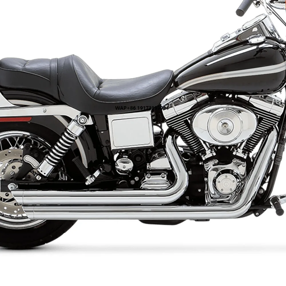 

Выхлопная система мотоцикла 2-в-1 из нержавеющей стали, теплозащитные экраны с полным покрытием, совместимые с Dyna 1991-2005 гг.