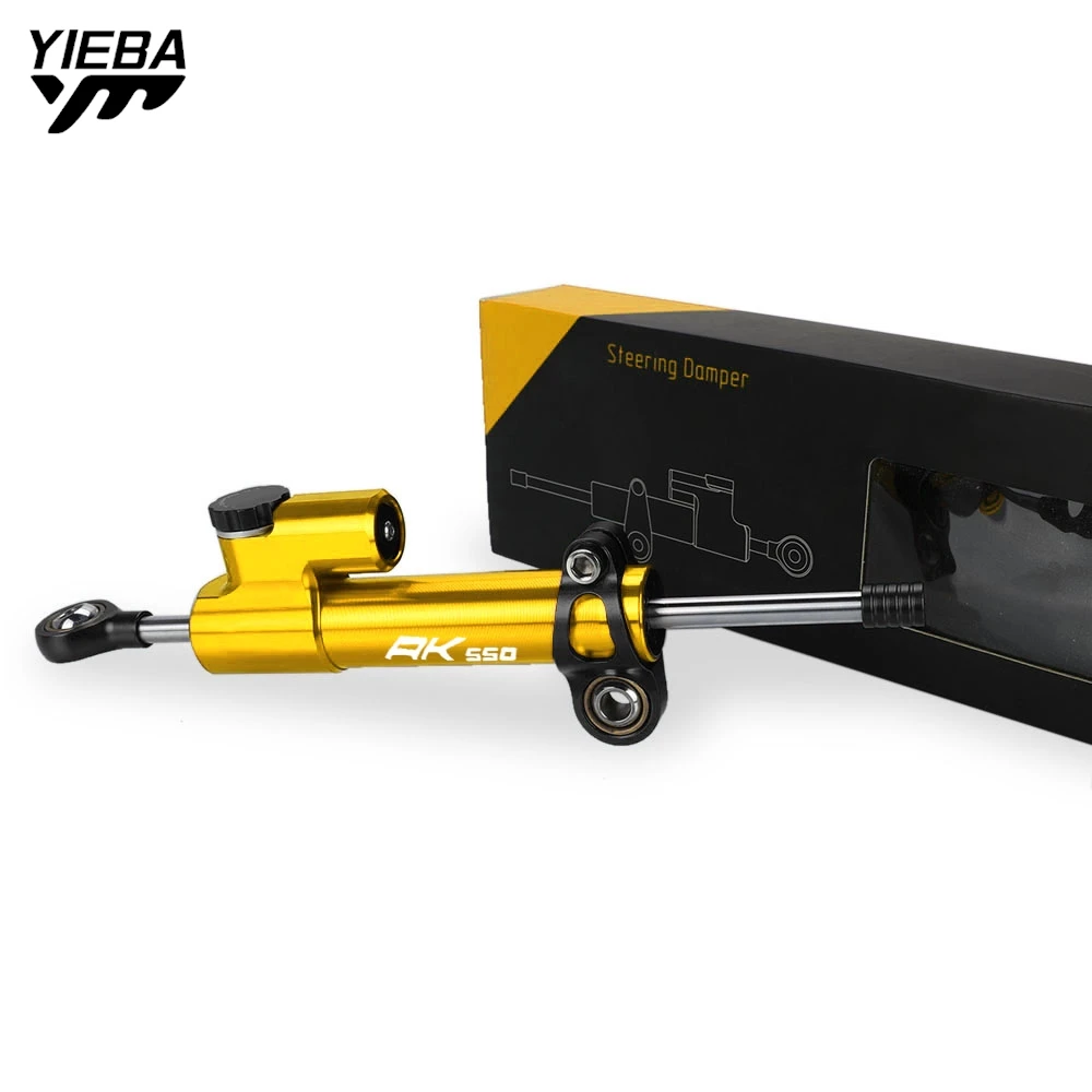 Motorcycle Damper Steering Stabilize Safety Control Accessories Motorbike For KYMCO AK550 AK-550 AK 550 2017 -2023 2024