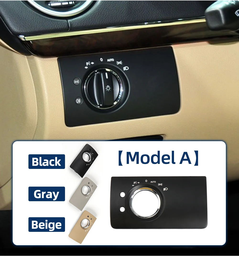 16454535049116 Innen Scheinwerfer Schalter Panel Trim Kopf Lampe Taste Panel Ersatz Für Mercedes Benz ML GL W164 X164 – Detail 3
