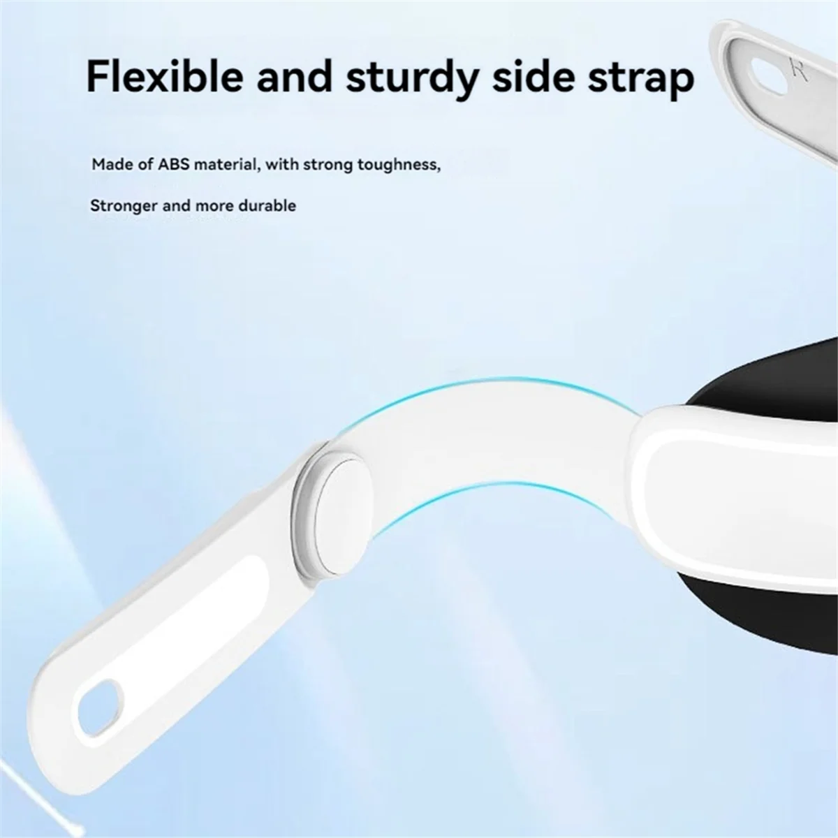 

ABIY-Replaceable Elite Strap for Meta Quest 3S VR Headset Improve Comfort Adjustable Head Strap for Meta Quest 3S Accessories