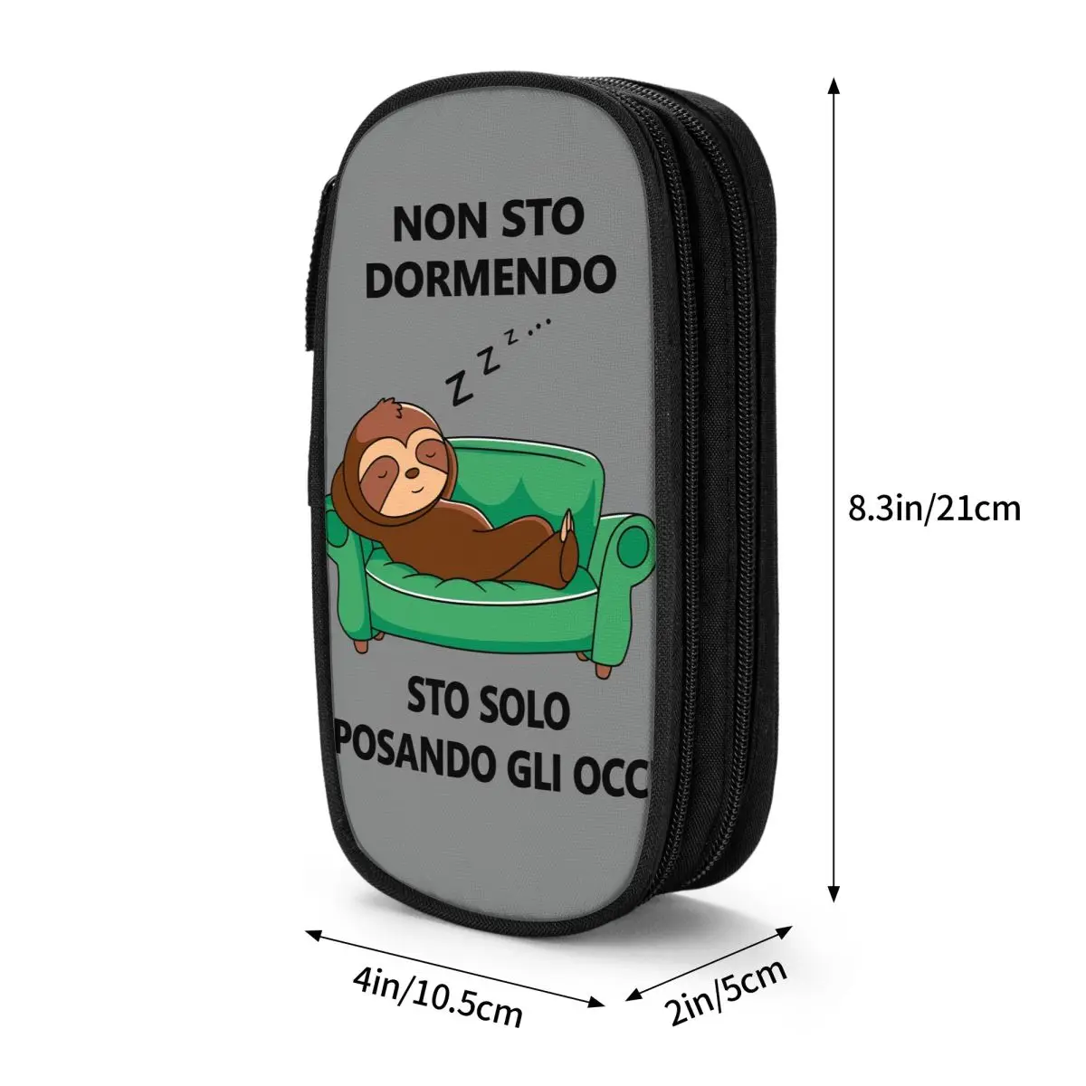 Piórnik Dziadka TV Śpiącego Chłopiec Dziewczynka Fajny Piórnik Graficzny Powrót do Szkoły Piórniki Organizer na Artykuły Papiernicze Pomysł na Prezent