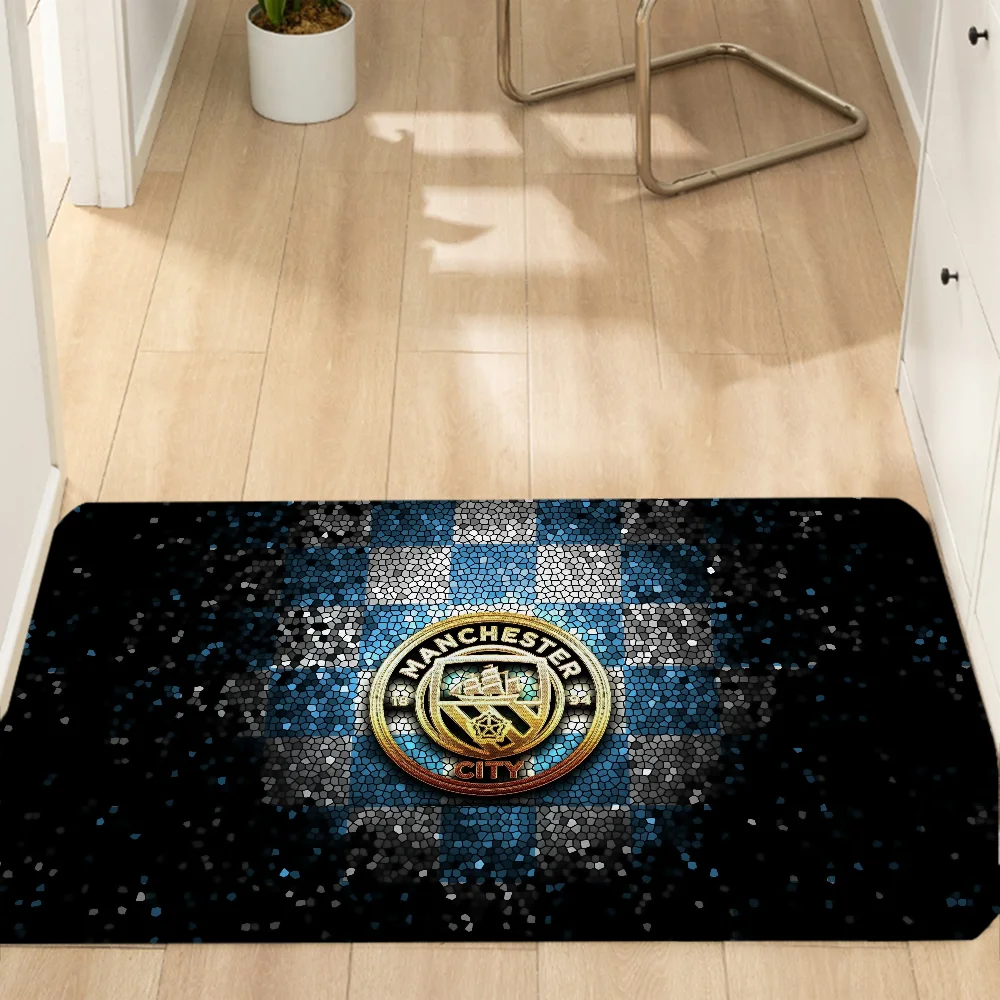 Door Mat for Hallway on the Floor Manchester City Fc Kitchen Rug Outdoor Doormat Entrance Door House Carpet in the Bedroom Mats