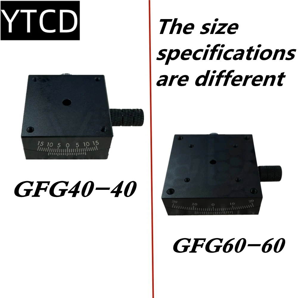 Manueller X-Achsen-GFG40/60-Schiebetisch, Winkelmessgerät für Radiantwinkel, Schwenktisch mit Linearführung zur Messung von Verschiebungen – Detail 7