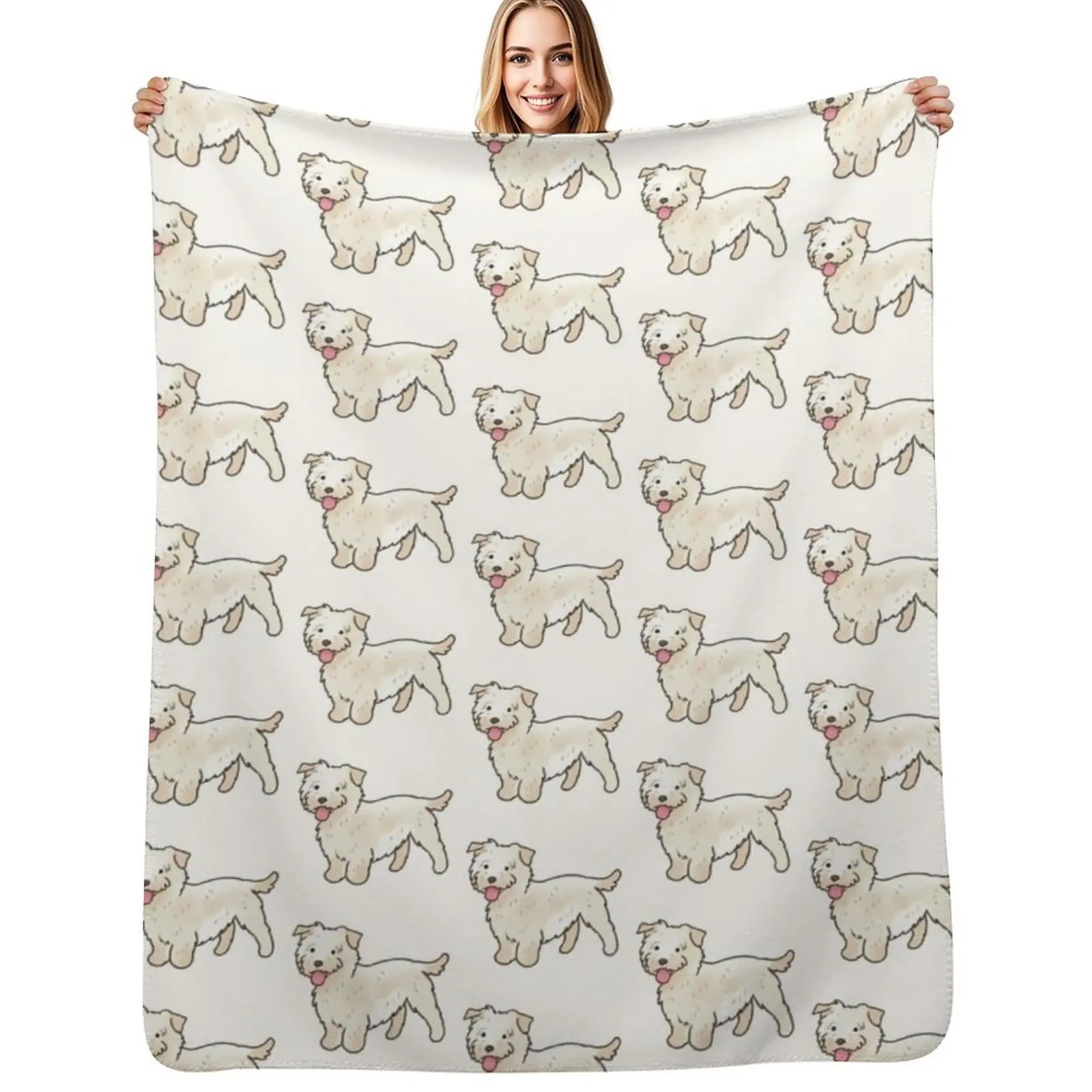 glen of imaal terrier drawing Throw Blanket Blankets Sofas Of Decoration Luxury Brand Nap For Sofa Thin Warm for babies Blankets