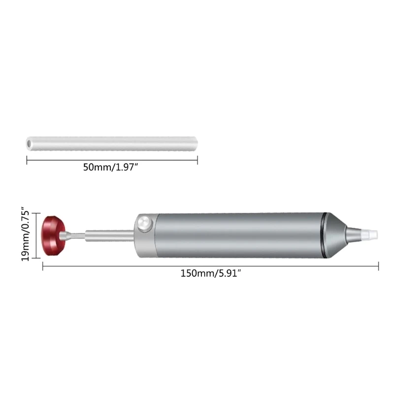 อลูมิเนียมโลหะกำจัดปั๊มดูดดีบุกปืน Brazing ดูดคัพ Removal Handle Dropship