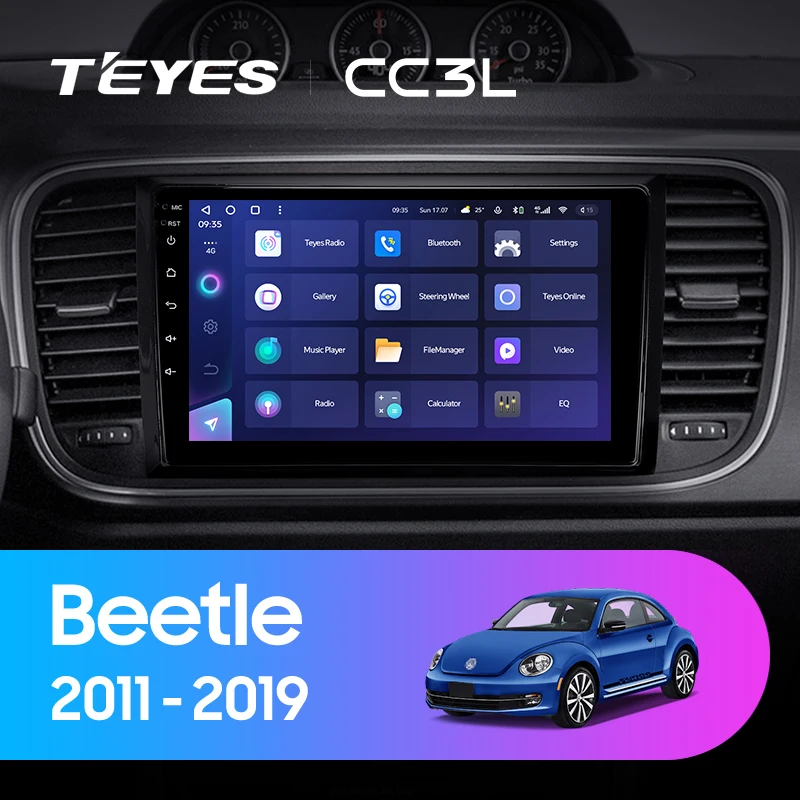 TEYES CC3L WIFI For Volkswagen Beetle A5 2011 - 2019 Car Radio Multimedia Video Player Navigation stereo GPS Android No 2din 2 din dvd