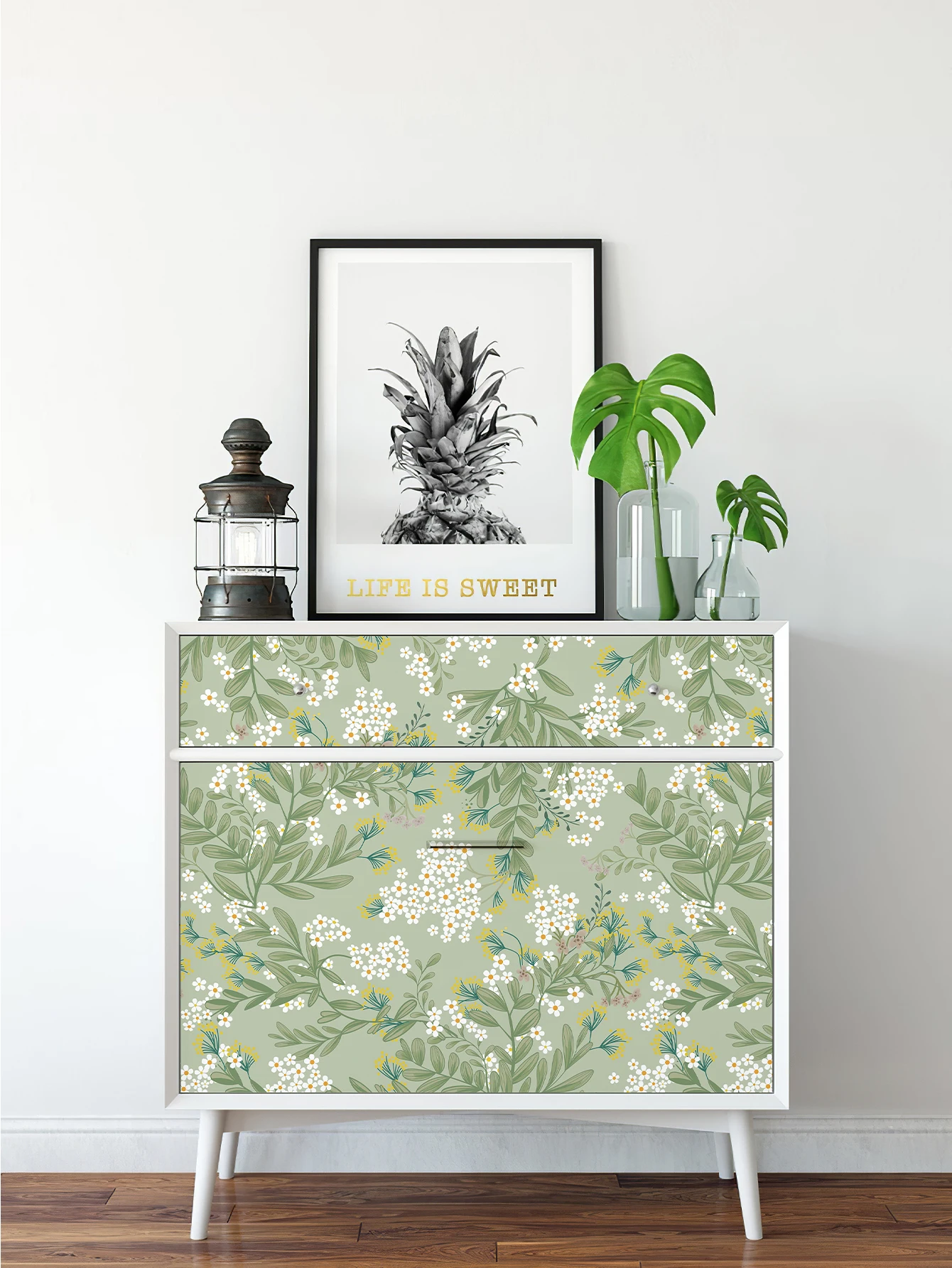 

Real Waterproof Wall Stickers Wallpaper Adhesive Wall PVC Removable Skin Texture Cabinet For kitchen Bathroom Home Decoration