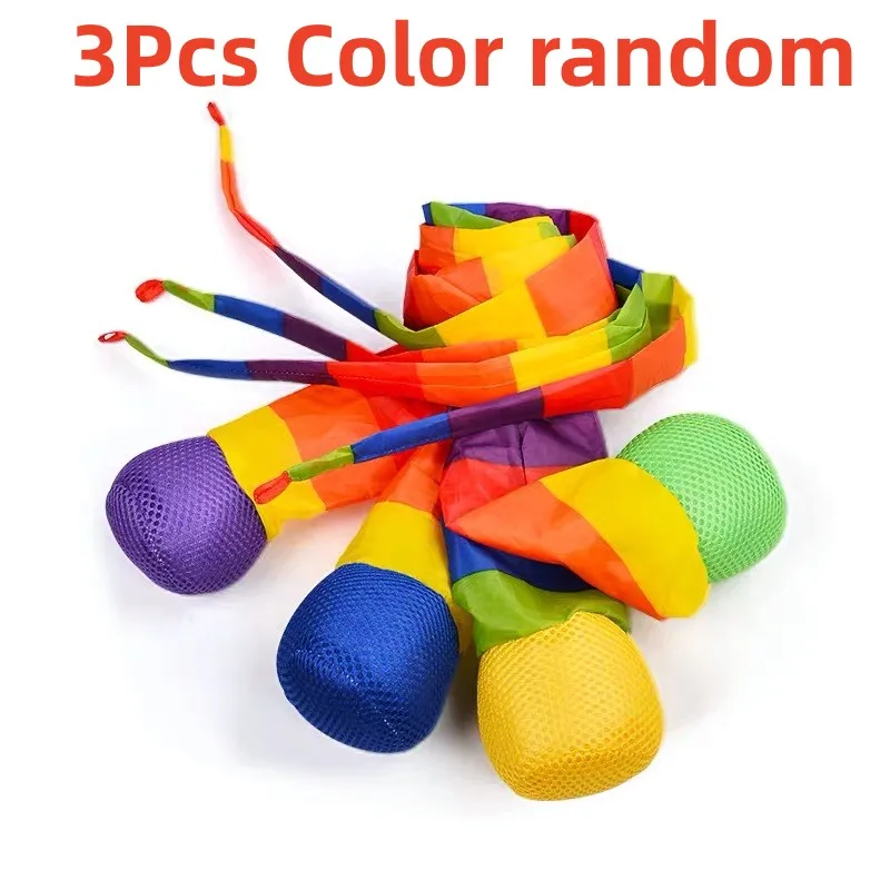 レインボー防風サンドバッグ子供の親子屋外インタラクティブおもちゃスポーツ流れ星ボールサンドバッグ感覚