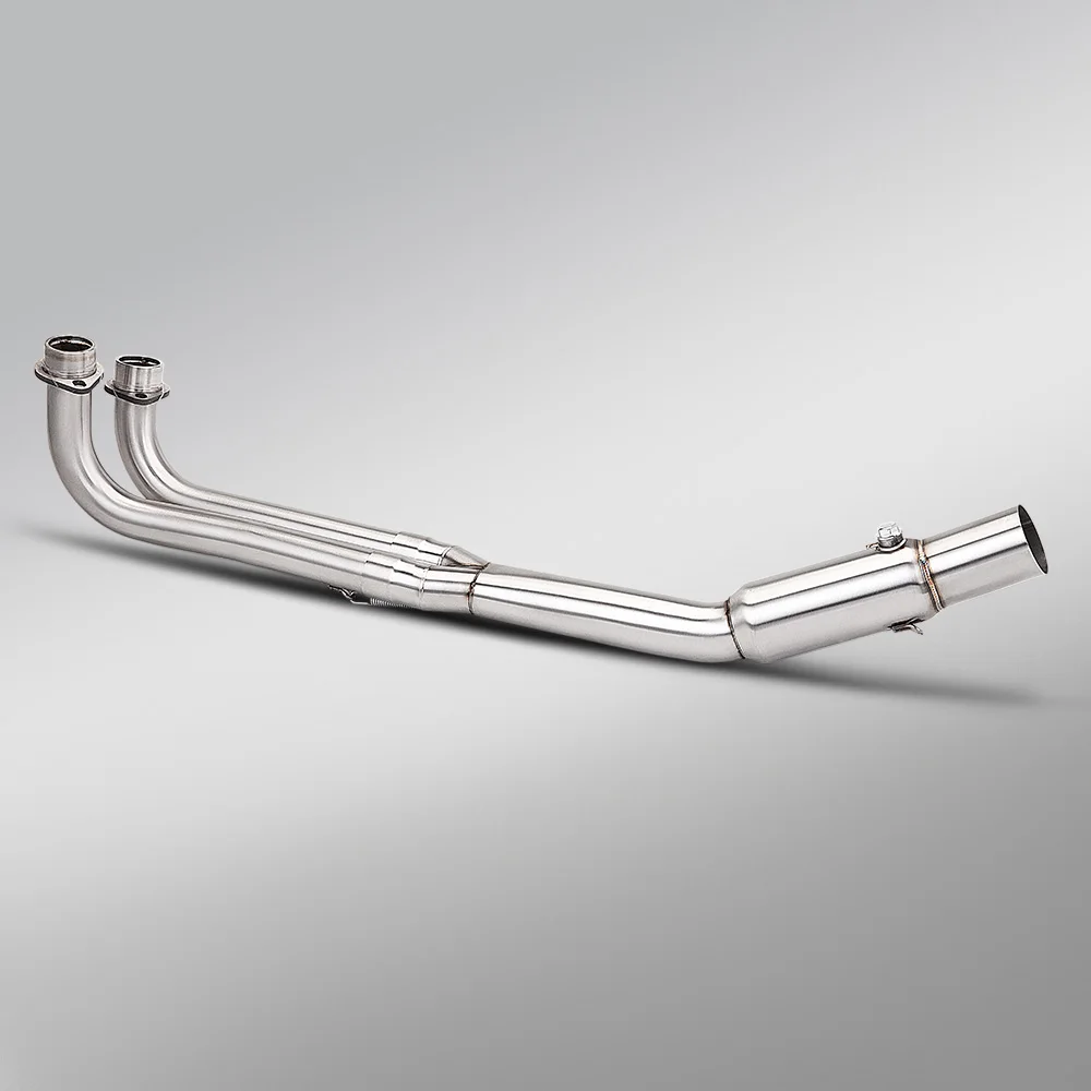 Kymco AK550 Motorcycle Slip-On Muffler System Exhaust Kit Front And Rear Split Design for Motorbikes