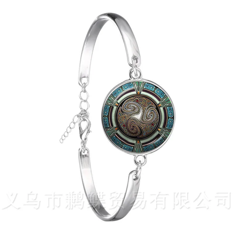 Pulsera con dije con logotipo de Celtics, joyería hecha a mano, talismán y tratamiento de lesiones, brazalete de cadena de recuerdo de creencia religiosa