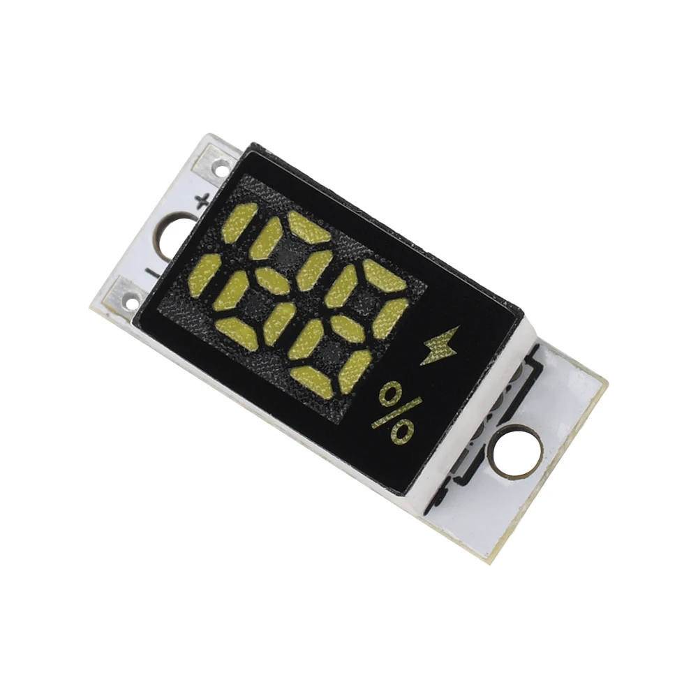 Mini Battery Level Indicator Module for 1S 2S 3S 4S Lithium Battery Accurate Percentage Display Module Low Power Battery Meter