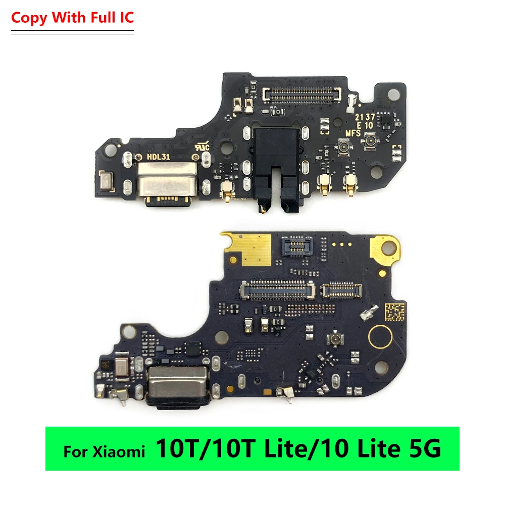 Xiaomi mi 10 lite/mi 10t pro/mi 10t lite用のUSB充電ポートコネクタ