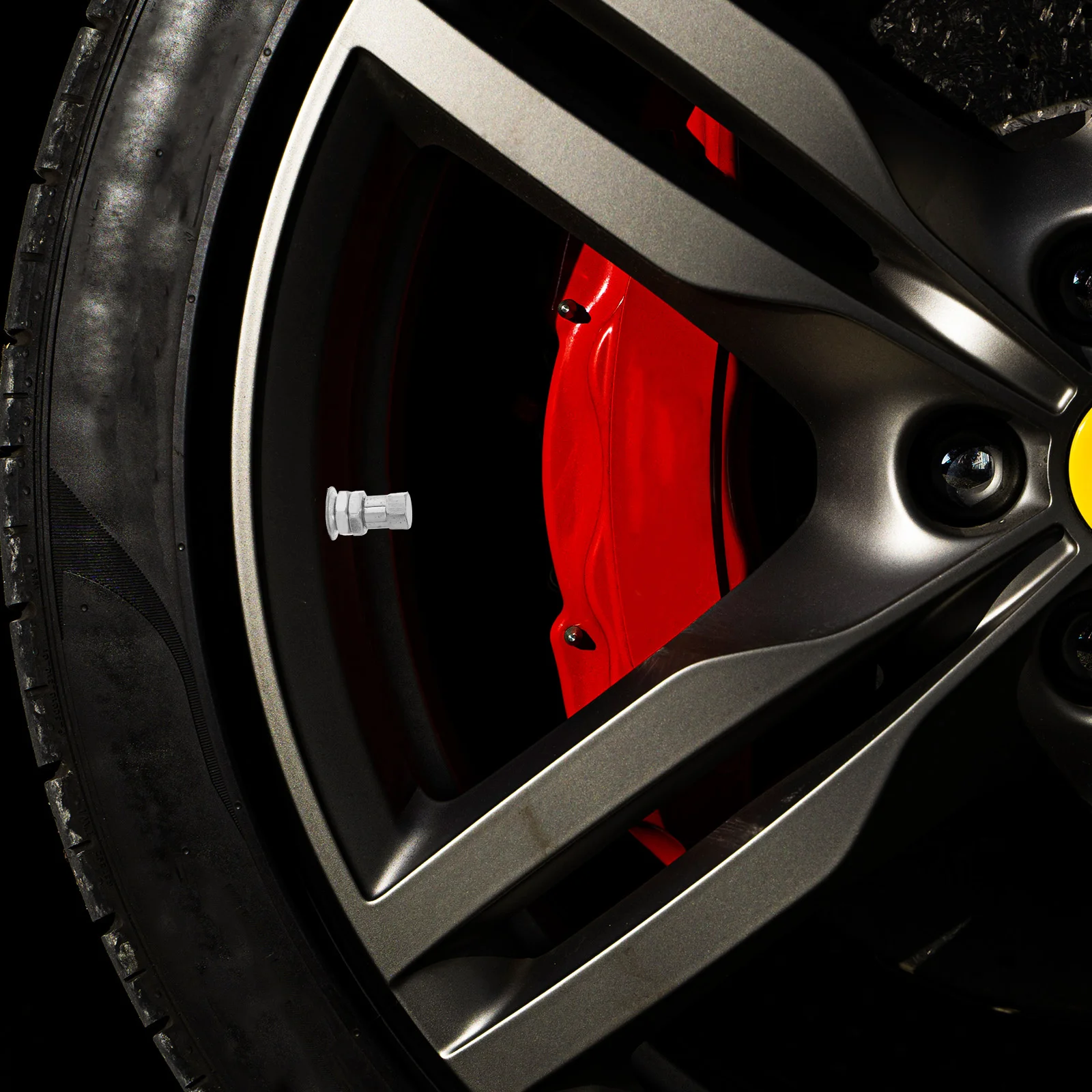 

4pcs Metal Stems For Motorcycle Vehicle Tires Leak-Proof Tubeless Replacement Air Valve Stem Kit Durable High-Temperature