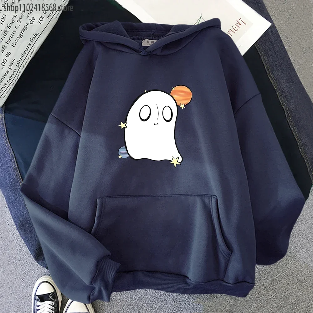 Kawaii Undertale Game Hoodies for Men Napstablook Sweatshirt Cartoon Ghost Hoody Women Clothing Unisex Pullover Y2k Sudadera