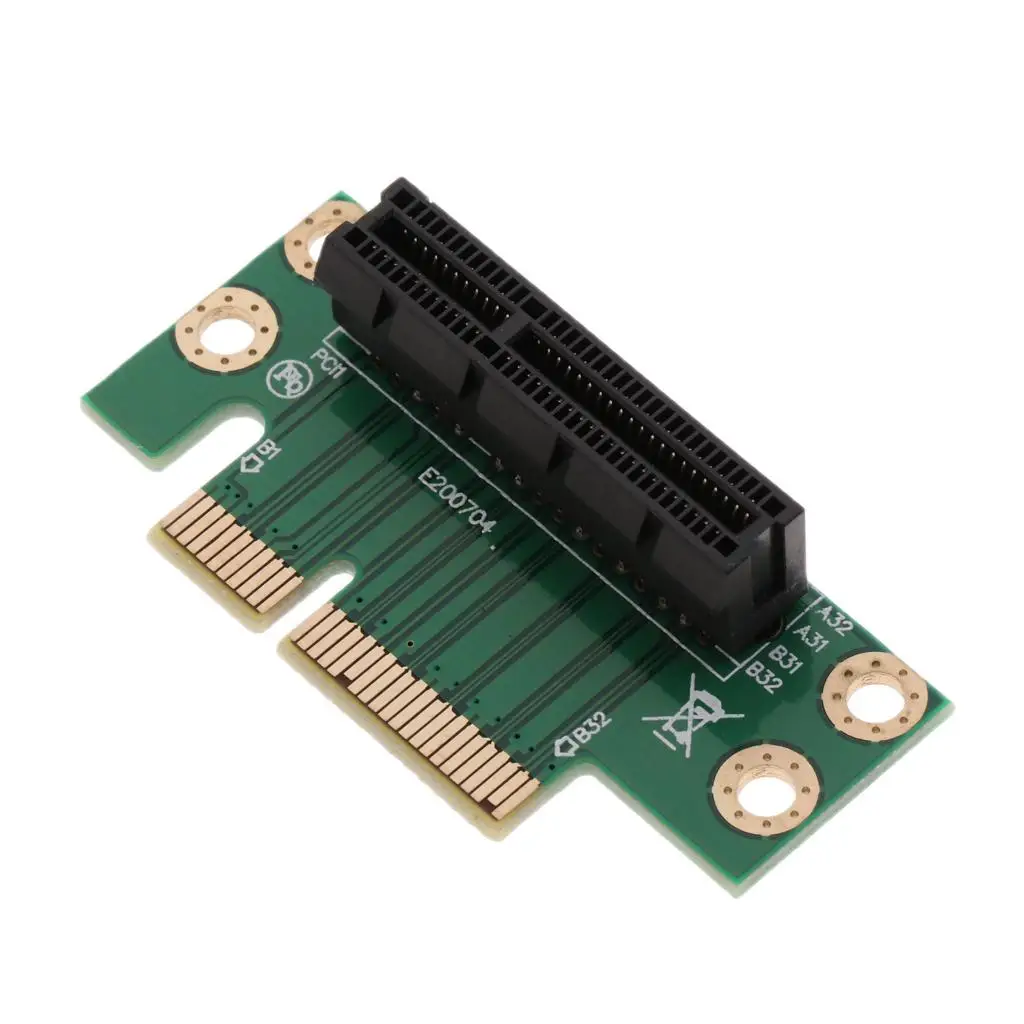 Adaptador PCI-E 4X Riser Card, 90 Ângulo para Chassis Servidor 1U 2U