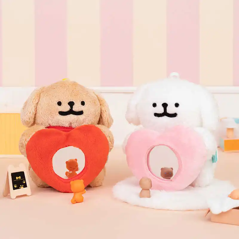 Authentic Line Puppy Maltese Pajama Series Plush Pendant Girl Bag Pendant Doll Doll Boy Girl Kawaii Birthday Gift Childrens Toys