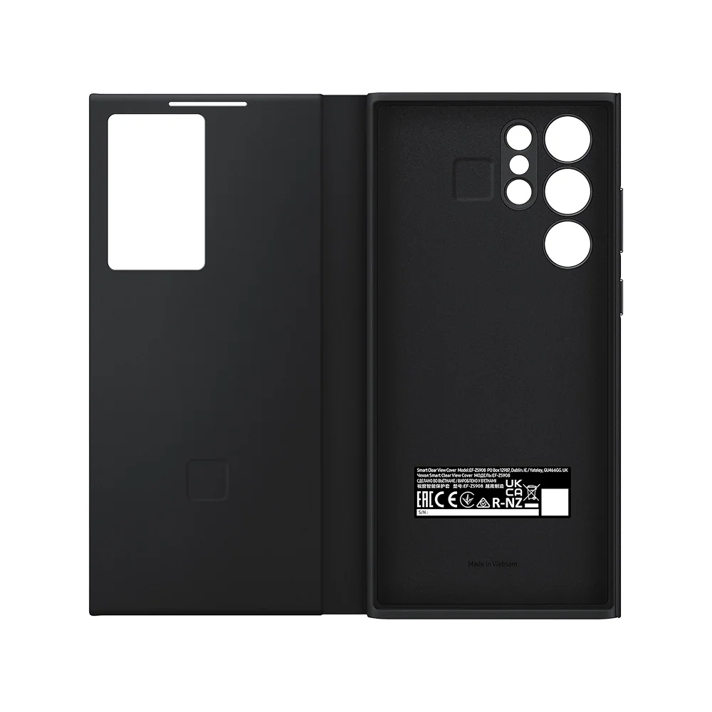 Original Smart Leather Case For Samsung Galaxy S22 Ultra S22Ultra Flip Cover Soft Touch Full Protective Phone Shockproof Shell