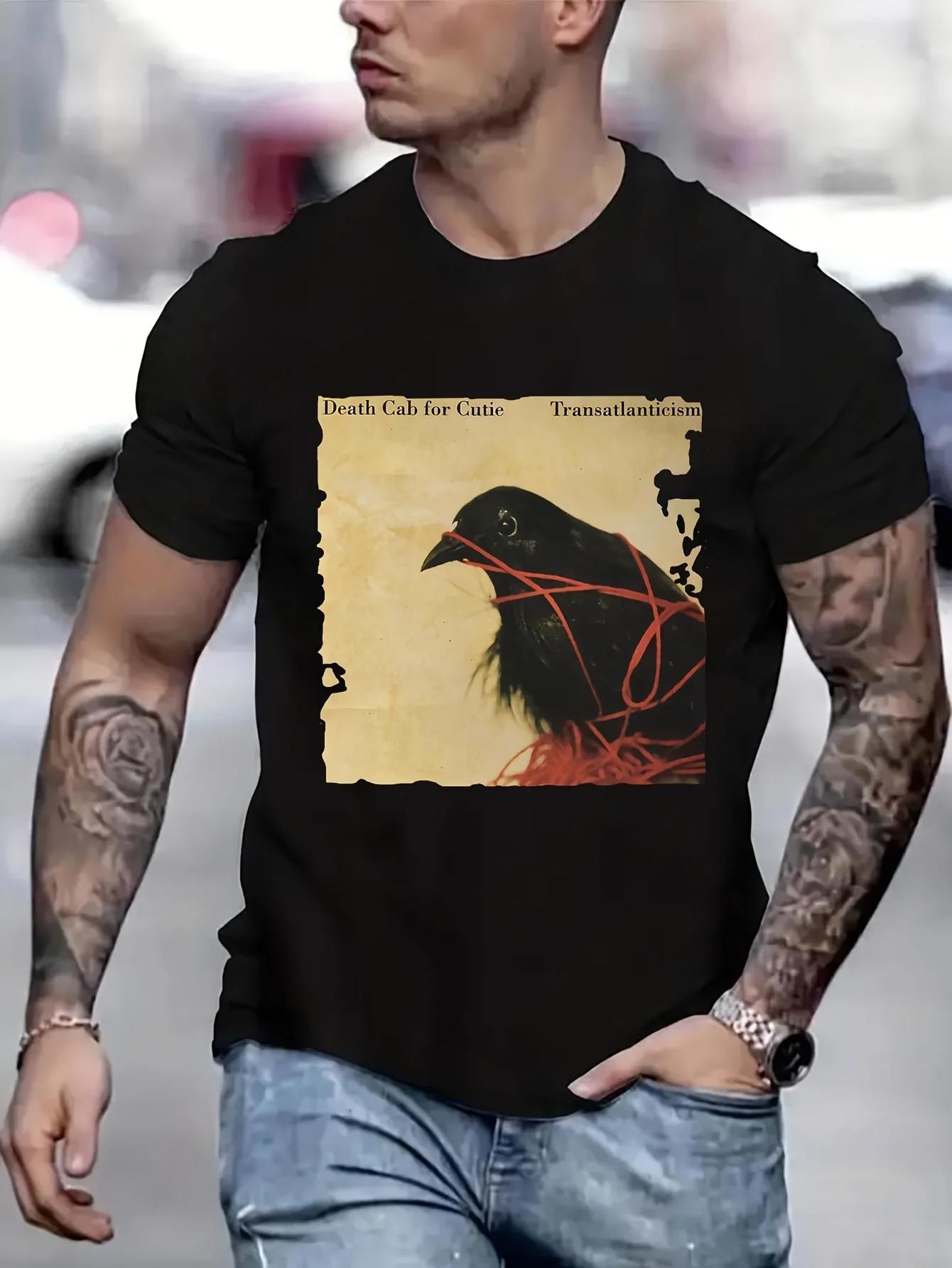 

Death Cab for Cutie Mens T Shirt Funny T-Shirt For Men Man Clothes Men Clothes Short Sleeve T-Shirt B5022997