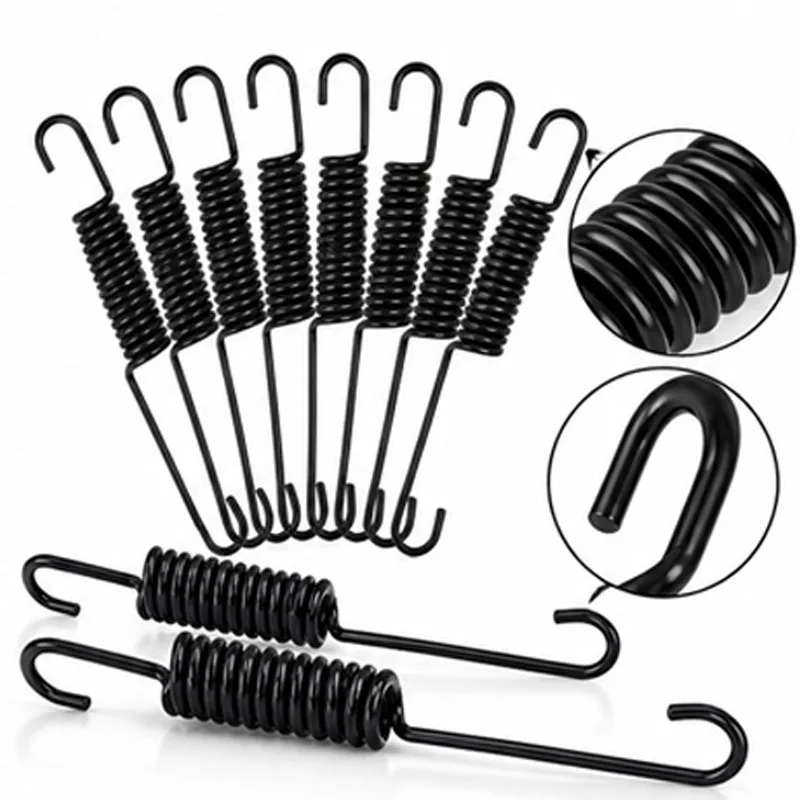 Side Stand Footrest Pedal Spring High Strength Iron Rear Bracket Return Hook Tension Rebound Coil for Motorbike Electric Moped