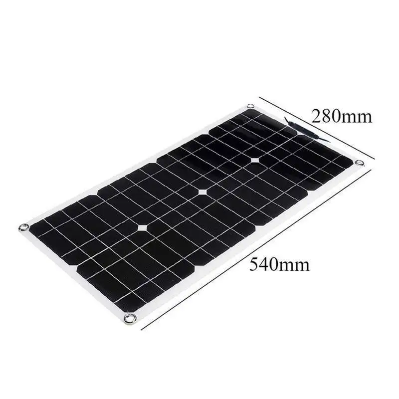 Single Crystal 300w Solar Panel With 30a Controller Suitable For Outdoor Camping Electrical Equipment Car And Boat Power Supply