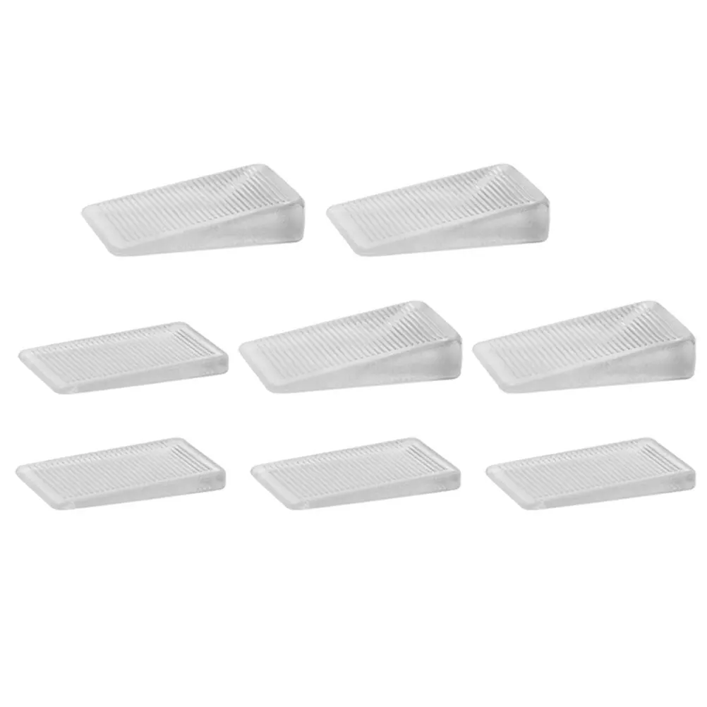 

8pcs Levelers Leveling Support Table Shims Gasket Clear Door Wedges Clear Door Wedges PVC Bumpers Cabinet Household