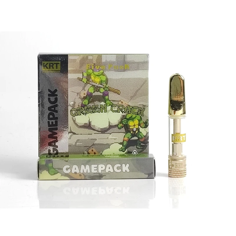 10 pçs/lote Cartucho KRT Vazio Personalizado 0.8ml/1.0ml Capacidade pod Bobina Cerâmica 510 Thread Vape Atomizador Cigarro Eletrônico