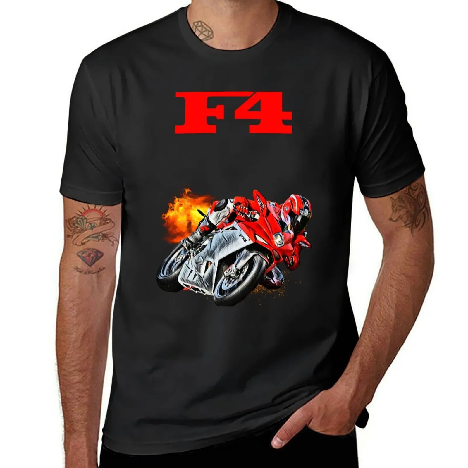 MV F4 Agusta SBK T-Shirt funnys plain mens graphic t-shirts hip hop