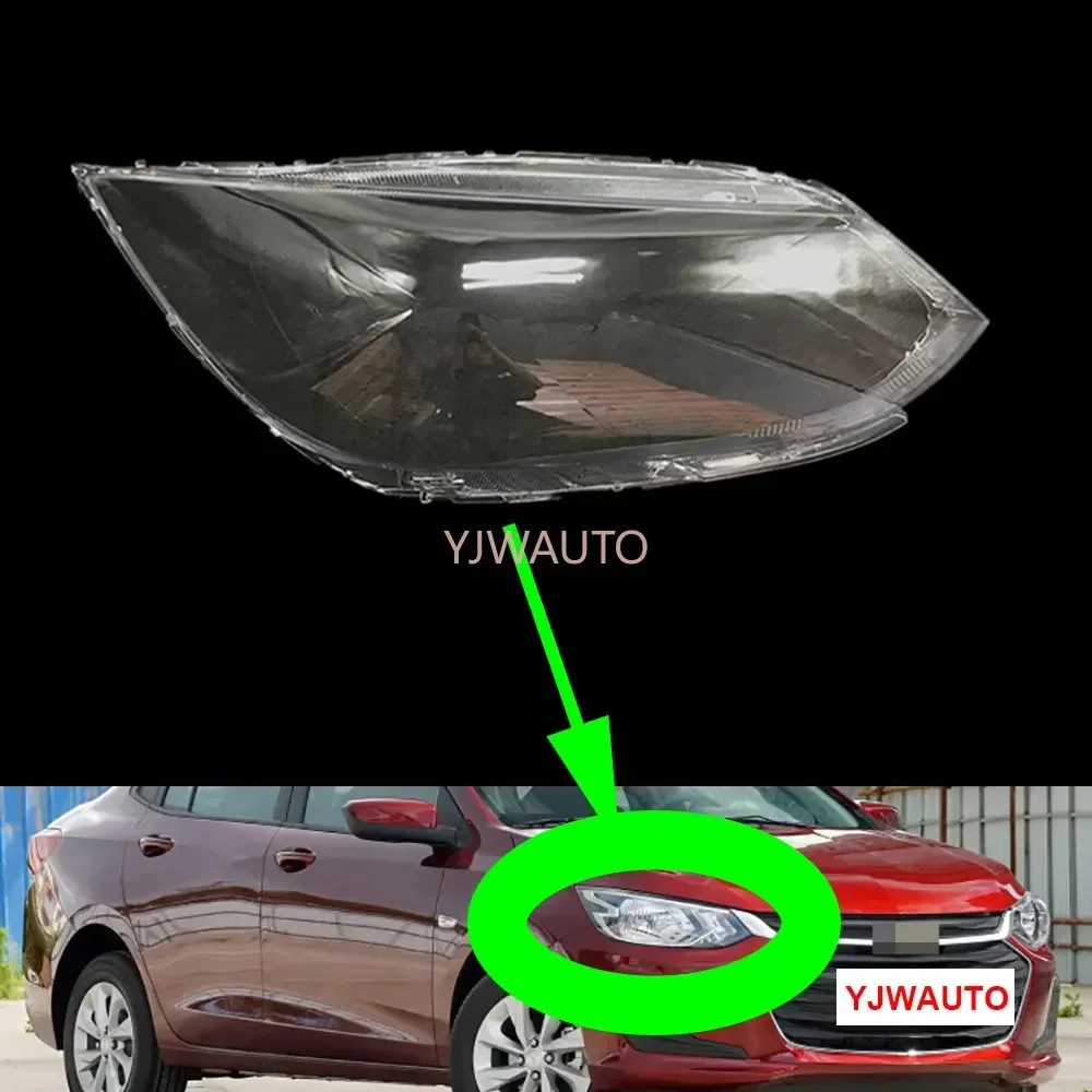 For Chevrolet Onix Cavalier 2020 2021 Headlamp Cover Car Headlight Lens Replacement Front Lampshade Glass Auto Shell