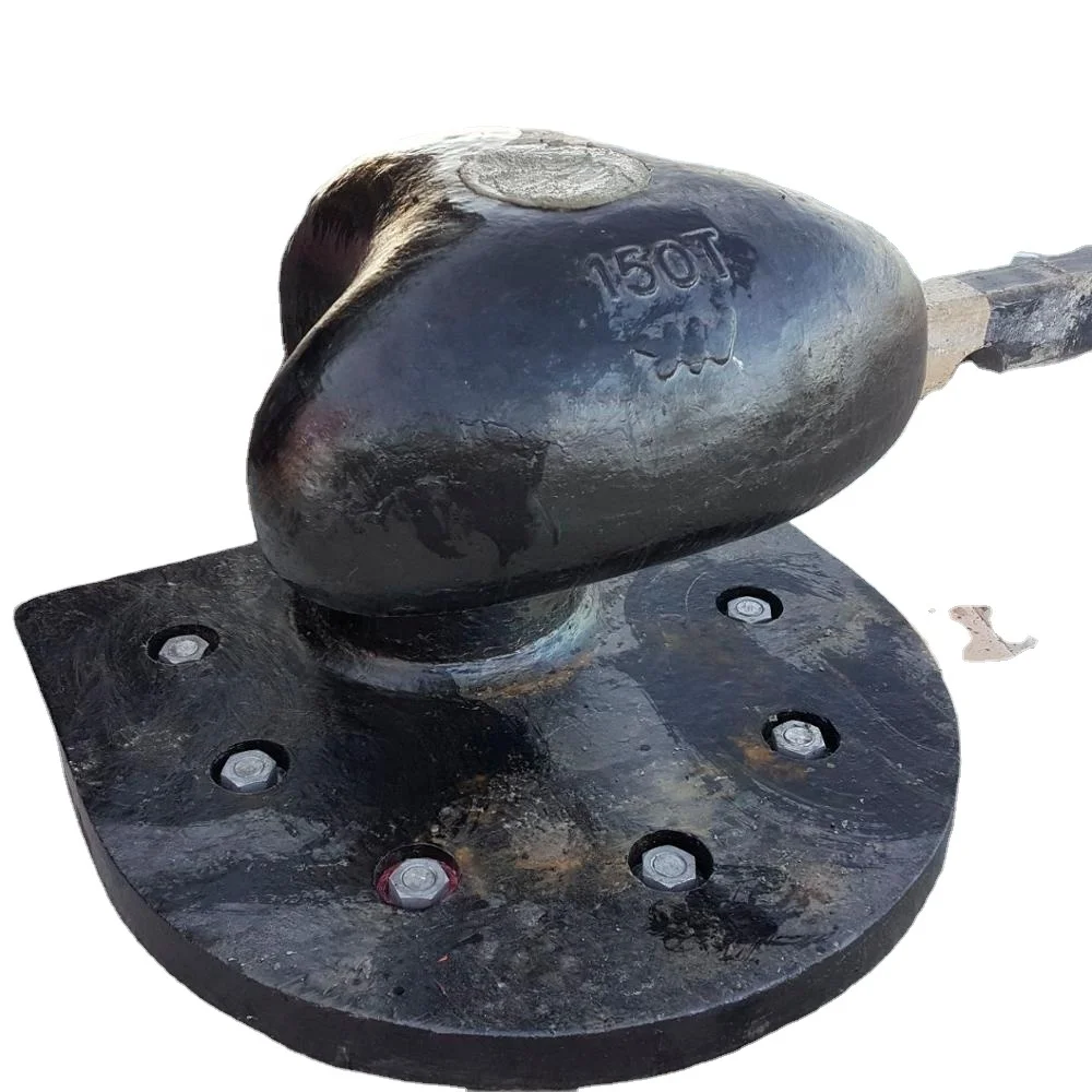 

Tee Head Type 150T Cast Steel Marine Mooring Dock Bollard