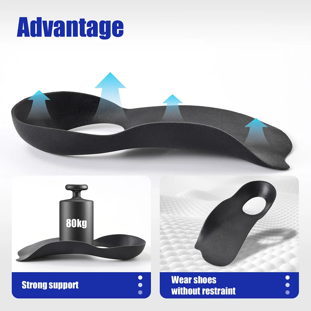 Orthopedic Arch Support Insole for Flat Feet Comfortable Correction Support for Casual And Sports Shoes